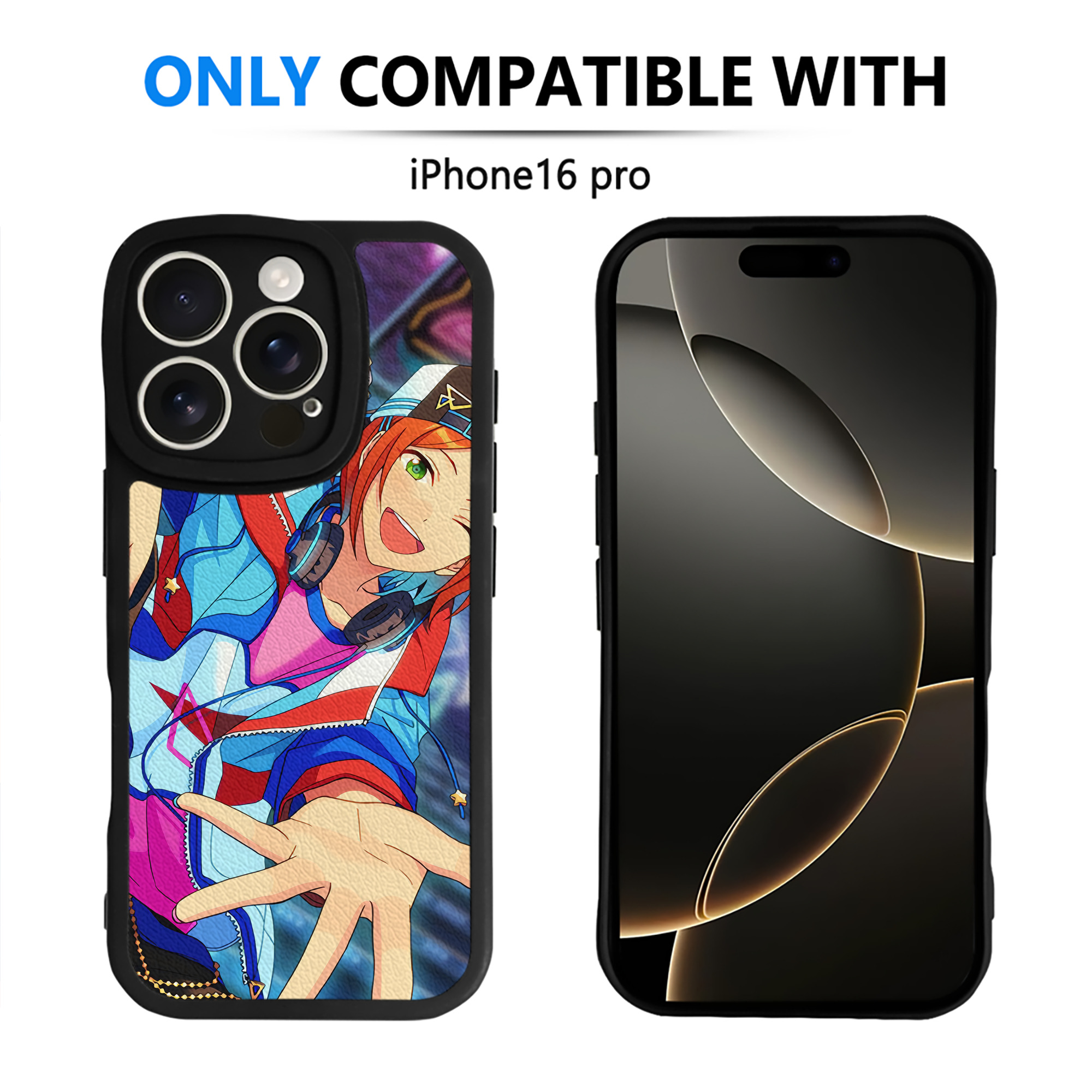 （画像用） あんさんぶるスターズ! Ensemble Stars 【iPhone 16シリーズ対応】シリコンスマホケース（レザー調） 材質：シリコン